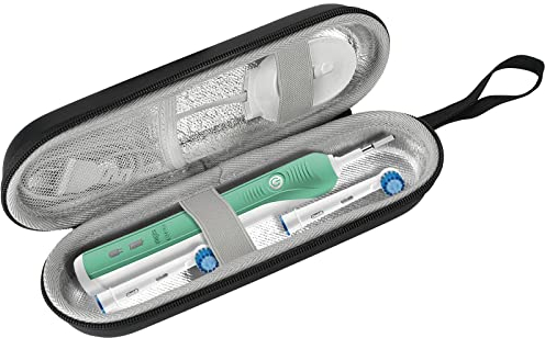 ProCase Étui pour Oral-B Pro Series ou Philips Sonicare, comme Pro 2000/Pro 2500/Pro 3000/Pro 3500, Sonicare Series, Extérieure en EVA Antichoc, Intérieur en Cuir PU Hygiénique