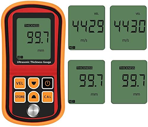 CHY Strumento di Misura Tester di Spessore ad Alta precisione misuratore ad ultrasuoni spessori di Spessore 1.2-225mm Spessore in Acciaio Auto Vernice Testering Strumenti di misurazione attrezzo