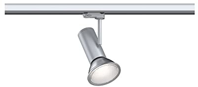 Paulmann 95406 Schienensystem ProRail3 Schienenspot Apol E27 max. 50W 230V Chrom Schienensysteme Deckenschiene Metall, Kunststoff