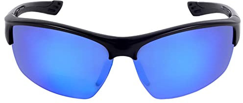 Mass Vision-The Skillful Light Sports Wrap Polarized Bifocal Sonnenbrille (Open Road Blue, 2.0, multiplier_x)