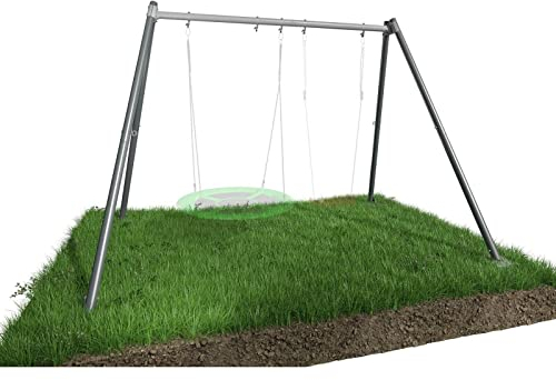 Schaukelgestell Doppelschaukel Gerüst Hollywoodschaukel Nestschaukel Hängemattegestell aus Stahl bis 200 kg ST-60-1