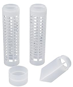 Pastlla Poteau de mousse en plastique empilable pour plantes Monstera, mât de support de plantes sphaigne totem accessoires de support piquets pour plantes grimpantes d'intérieur pots de fleurs, blanc