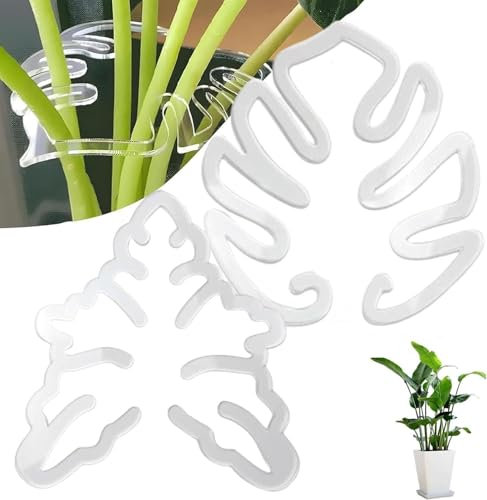 Monstera-Greifer, Monstera-Pflanzengreifer, Monstera-Blatt-Pflanzenstütze, Pflanzenstäbe for Zimmerpflanzen, hält Pflanzen zahm und lässt sie vertikal wachsen(2pcs A+b)