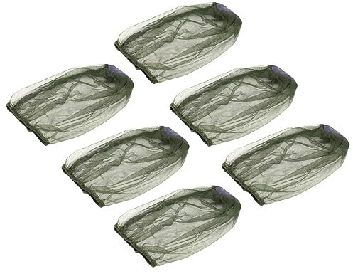 Chapeau en Filet Vert 6 Pièces, Tissu Mesh Portable
