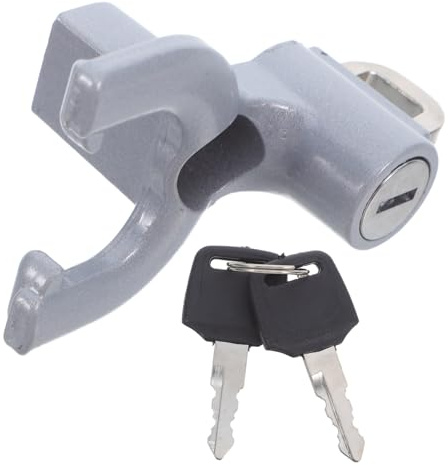 TOPBATHY Candado Antirrobo para Casco de Motocicleta Bloqueo de Seguridad Resistente Fijación para Manillar de Motos Bicicletas y Scooters Protección Tamper Duradera