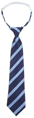Grevosea Cravatte per ragazzi/bambini, pre-annodate regolabili, cravatte a clip per scuola, laurea, matrimonio e abbigliamento casual, età 5-12 anni