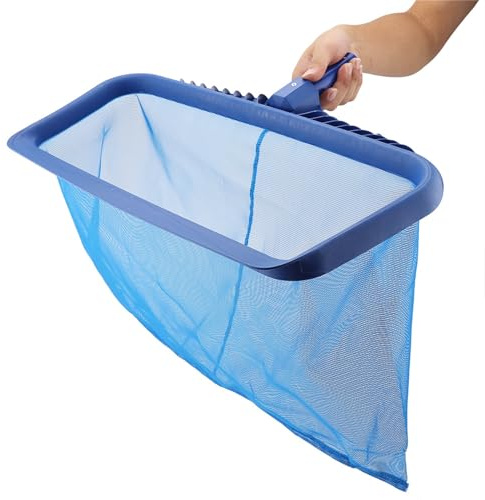Yechiry Red de Espumadera de Hojas Ligera de Malla Fina para Limpieza Profunda de Piscinas para Limpieza de Bañeras de Estanques de Piscinas