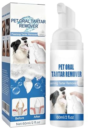 Zfyauhm Hundtandspray, 60 ml plack remover lösning | Andningsfräschare | För kattungar valpar små medelstora raser daglig utfodring