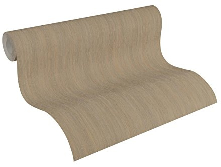 A.S. Création Vliestapete Siena Tapete Unitapete Vintage Optik 10,05 m x 0,53 m braun metallic Made in Germany 328825 32882-5