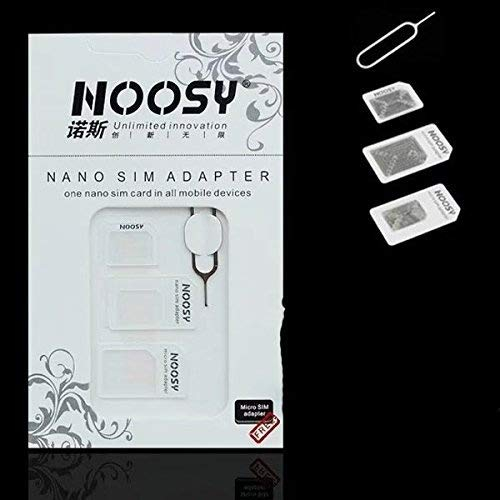 Adaptateur de cartes SIM 3 en 1 formats Noosy Nano Micro tous les téléphones mobiles