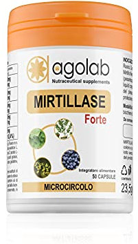 MIRTILLASE FORTE | Drenante Per Ritenzione Idrica e Gonfiore | 50 Capsule Alto Dosate Naturali con Mirtillo Nero Integratore per Pesantezza Gambe, Microcircolo e Capillari