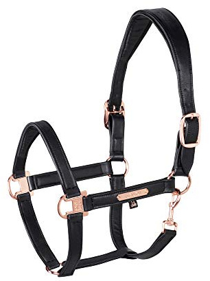 Eskadron Heritage Halfter mit Doppel - Dornschnalle REAL - Leather, Black