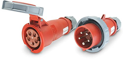 CEE Stecker & Kupplung Set 400V/16A 5p IP67 wasserdicht - Mennekes
