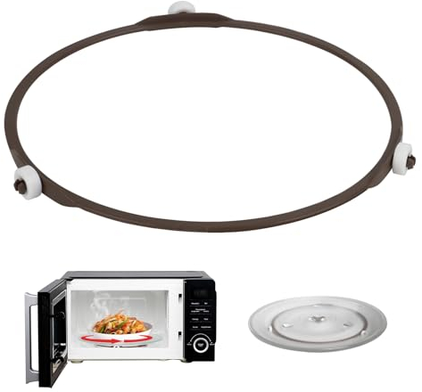 Anelli per Giradischi a Microonde, Supporto Teglia Rotante Forno A Microonde, Anello per Piatto Rotante per Microonde, 17,8 cm Diametro, per Forno a Microonde Giradischi 24.5/25.5/27 CM