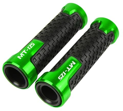 KSHSAA Für Yama&ha MT125 MT 125 MT-125 2015 2016 2017 2018 2019 Motorrad Lenker Griff Griff Bar Motorrad Griffe Mehrfarbig (Farbe : Grün)