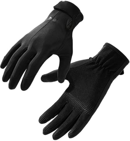 ETomey Tauchhandschuhe Schwimmen, Tauchhandschuhe, halten warm for Schnorcheln, Paddeln, Surfen, Kajakfahren, Speerfischen, Skifahren, Wassersport, S-XL Neoprenhandschuhe (Color : Noir, Size : S)