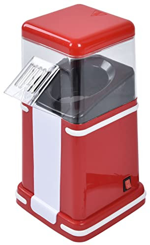 aqxreight Elektrische Popcornmaschine, Heißluft-Popcornmaschine, 1200 W, Elektrischer Popcorn-Popper für Zuhause für Familienfeiern (EU-Stecker 220 V)