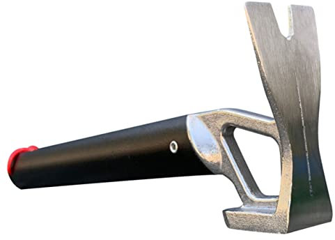 HOMSFOU Outdoor Zelthammer Aluminiumlegierung Handgriff Multifunktionaler Nagelzieher Leichtgewicht Zeltpflockhammer Für Camping Wandern Diy Werkzeug