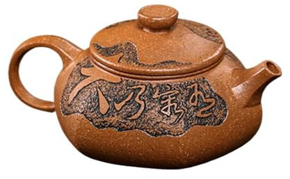 Teapot 260ML antike lila Ton Teekannen handgemachte geschnitzte Teeservice Trinkgeschirr liefert Chinesische Teekanne Gusseisen Tee-Set