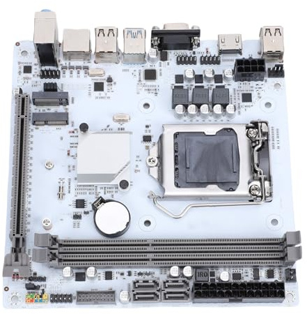 Plyisty ITX-Computer-Motherboard-Unterstützung für LGA1155 PCI E 16X Mining-Motherboard, max. 16 GB, mit 2 X DDR3 Serial ATA 3.0 2.0 USB 2.0 USB 3.0 HD VGA-Anschlüssen