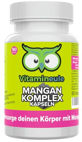 Mangan Komplex Kapseln - 5 mg Mangan aus Gluconat & Bisglycinat