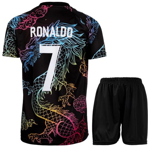 Mokiss #7 No #10 Maillot Enfant Édition Spéciale Dragon pour Enfants, Shorts, Tailles Jeune