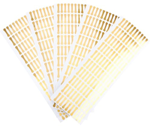 Alasum 500pcs Tamper Sticker Labels Security Tamper Evident Tape Self Adhesive for Food Sealed Freshness Safety Use Packages Jars