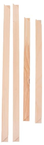BIUDECO Massiver und Stabiler Konstruktion mit Glatter Oberfläche Holzrahmen 40x50cm zum Bemalen mit Zubehör Einfacher Selbstgemacht Leinwand Keilrahmen für Ölgemälde für Kreative