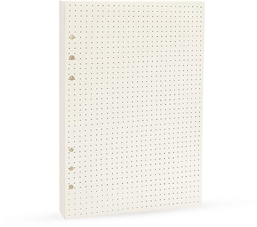 A5 Planner Inserts Dot Paper compatible for Filofax Spiral Notebook Refills, 6 Ring Binder Refill Paper Page, Harphia(A5 5.59 x 8.27'',Dotmattrix)
