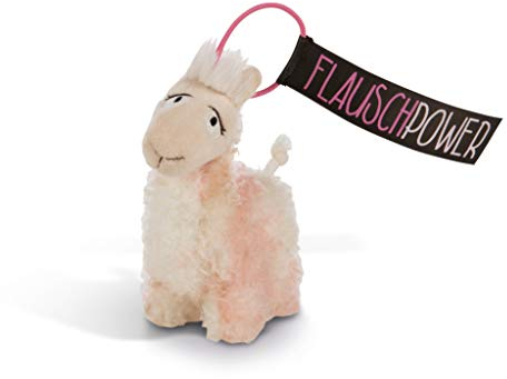 NICI 44391 Anhänger Lama Flokatina mit elastischer Schlaufe, 12cm, aus flauschigem Plüsch