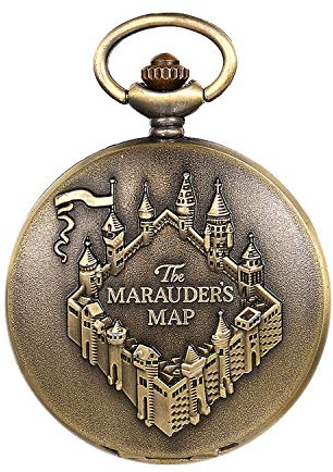 JewelryWe Herren Damen Taschenuhr Vintage Uhr Halskette Bronze Anhänger Uhr mit Kette