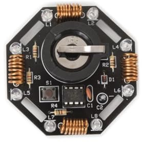 Whadda Lötbausatz, DIY, Madlab Elektronik-Kit, Atom Heart, erstellen Sie Ihren eigenen Cyberpunk-Reaktor, lehrreich und unterhaltsam