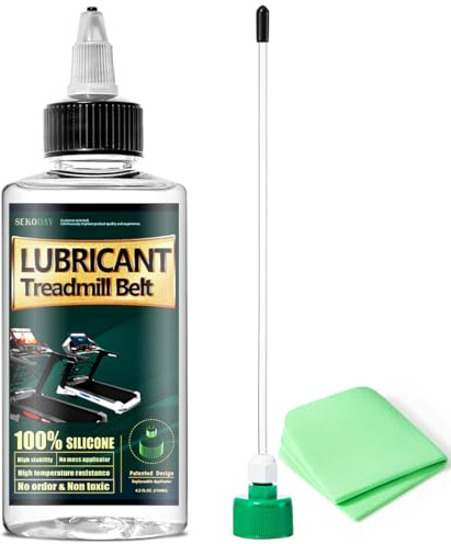 SEKODAY Silicone Treadnmill Belt Lubricants/Lubes | 4.2 Ounce, High Temperature Resistant and Stable Lubricant,with Hard Application Tubes and Precision Screw Caps for Easy Use