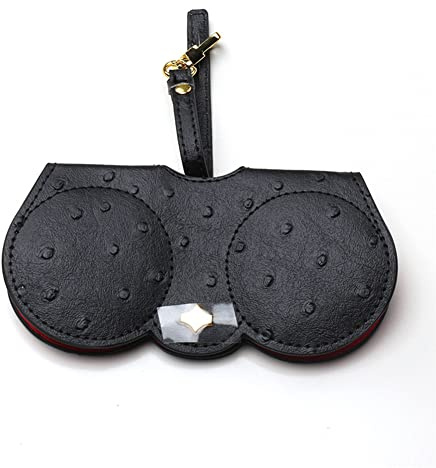 ZKYUCHUN Pencil Bag Brillenetui Gläser Fall, tragbare Anti-Druck-Sonnenbrille Aufbewahrungsbrillen Tasche, Goggles Clip, Sonnenbrille Tasche Set Anhänger-Farbe17.