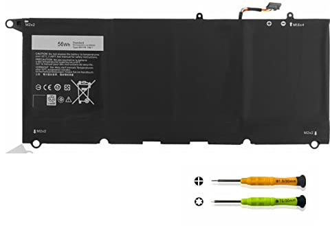GDORUN 56WH 90V7W Batterie pour Dell XPS 13 9343 9350 Ultrabook P54G P54G001 P54G002 13D 9343 13D-9343-1808T 13D-9343-350 13D-9343-3708 13-9350-D1708 13-9350-D1608 5K9CP DIN02 JHXPY 0N7T6 RWT1R
