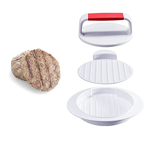 AISIBO Hamburger Press Patty Maker, Plastic Burger Press, Burger Mold Press Hamburger Maker Meat Press Set for BBQ Grill Accessories