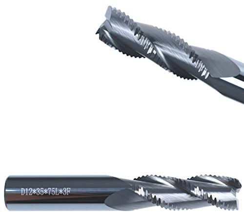 Fresa de desbaste VHM de aluminio y metales no ferrosos HPC – Ø 12 x 30/75 mm