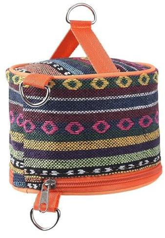 ChengFu Portable Toilet Paper Holder,Camping Toilet Paper Holder, Toilet Paper Roll Travel Case Reusable Toilet Paper with Built-in Storage and Hanging Hook for Camping and Outdoor Activities