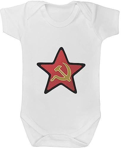 Azeeda 6-12 Monate 'Hammer und Sichel' Baby Body Unisex (GR00114145)