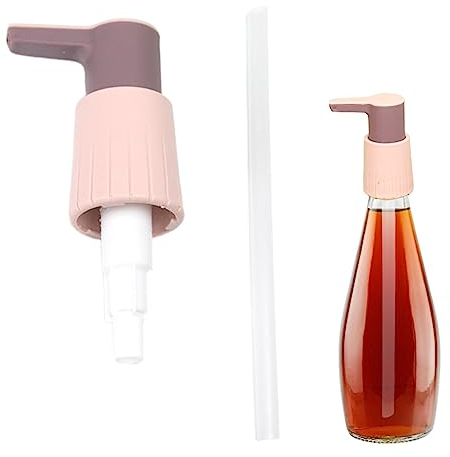 Ceolup Buse à sauce – Pompe à confiture pour cuisine avec longs tubes – Fournitures cuisine Bouteille presse pour pot confiture, sirop, huître, ketchup