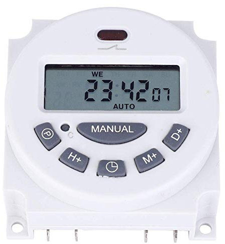 CN101A - Interruptor de temporizador digital LCD de 12 V, control de microordenador, temporizador de alimentación programable, interruptor de relé