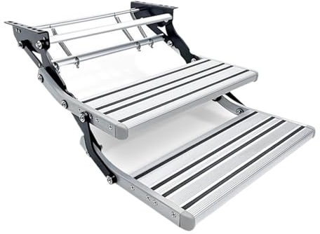 Double Layer Trittstufe,Elektrische Trittstufe,Trittstufe Wohnmobil Manuell,Für Wohnmobil,Wohnwagen Rutschfest