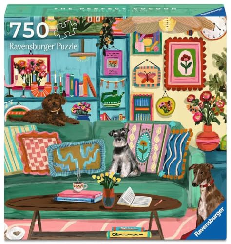 Ravensburger Puzzle Glücklicher Ort, gemütlicher Ort - 750 Teile Puzzle | 750 Teile Puzzle, Erwachsenenpuzzle, Geschenk für Frauen und Männer