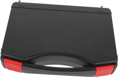 HOLIDYOYO caja de herramientas mecánico pequeño almacenamiento de herramientas mini cajas almacenaje cajas de almacenaje estuche de transporte duro pequeña caja de plástico el plastico Black