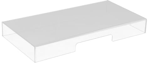 OSOLADY Tastatur Staubschutz aus Acryl Durchsichtige Tastaturschutzhülle Abdeckung für Haushalt Schützt die Desktop Tastatur