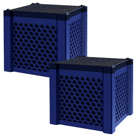 2 Stück Aktivkohle Aquarium, Clever Cube Aktivkohlefilter Pferdetränke, Eco Aquarium Wasserreiniger Würfel, Filter Natur Würfel für Teiche, Vorratstank, Aquarium