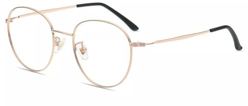Firmoo Anti Blaulicht Brille Damen Herren Metall Vollrandbrille Unisex Computerbrille für PC/Handy/Fernseher