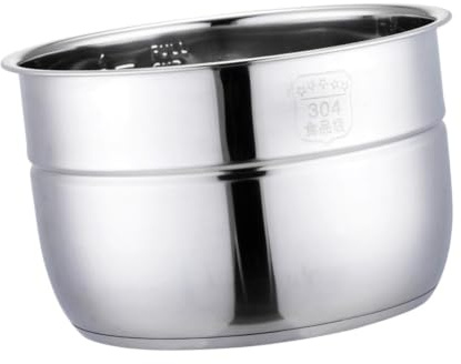 Olla Interior De Acero Inoxidable De 10 Litros For Olla A Presión Eléctrica – Utensilios De Cocina De Repuesto Resistentes, Gran Capacidad De 10 Cuartos, Apta For Lavavajillas