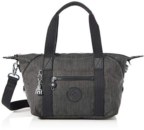 Kipling ART MINI Kleine Handtasche, Schultertaschen, Black Peppery (Schwarz)