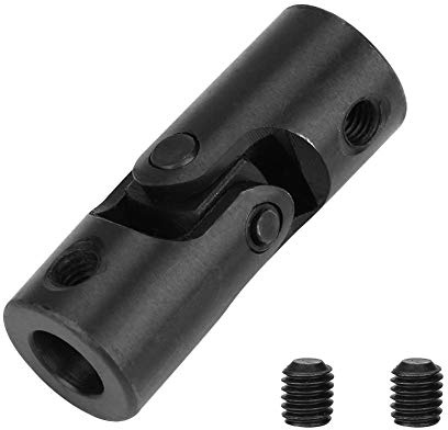 Oumefar Croix de connecteur de moteur rotative d'écrous d'accouplement en acier de joint universel d'arbre d'identification de 8mm Noeud 8 * 16 * 42mm
